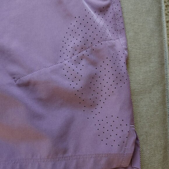 Fabletics The Fundamental II Short, Lined, Medium, 7" Inseam, Purple - Picture 3 of 7